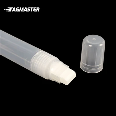 10mm Refillable Marker Barrel White Chisel Felt Nylon Series
